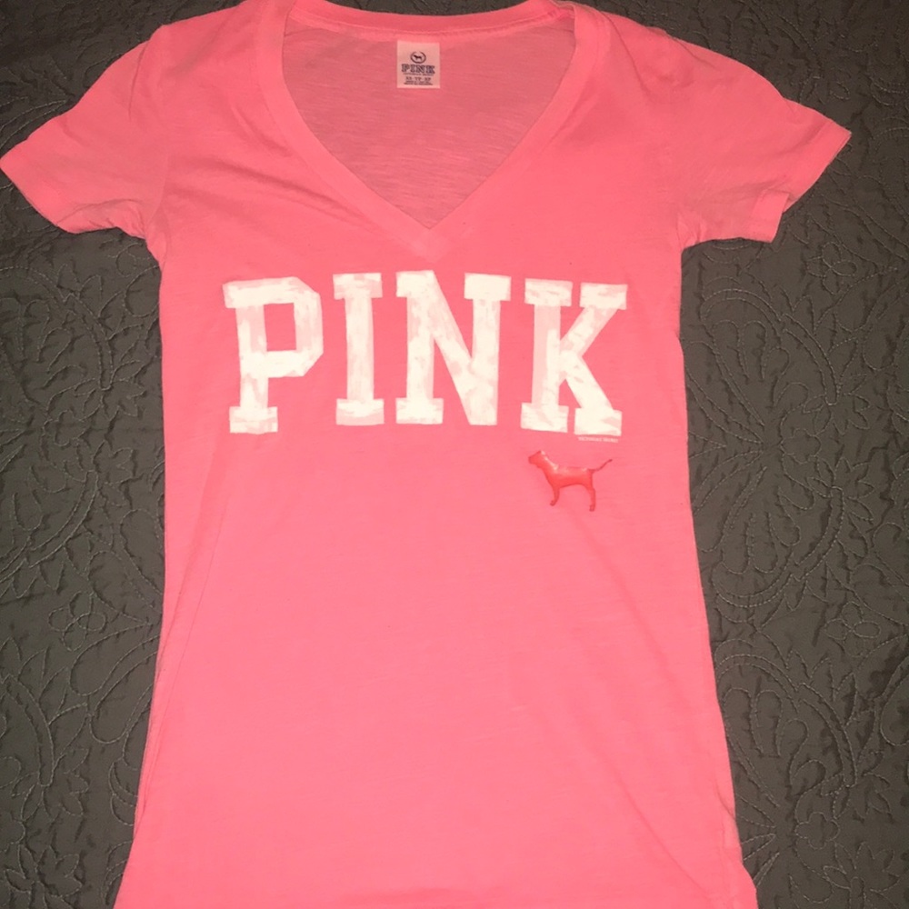 Victoria’s Secret pink T-shirt